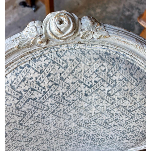 Late 19th Century French Chairs With Rose Tarlow Fabric For Sale - Image 10 of 12
