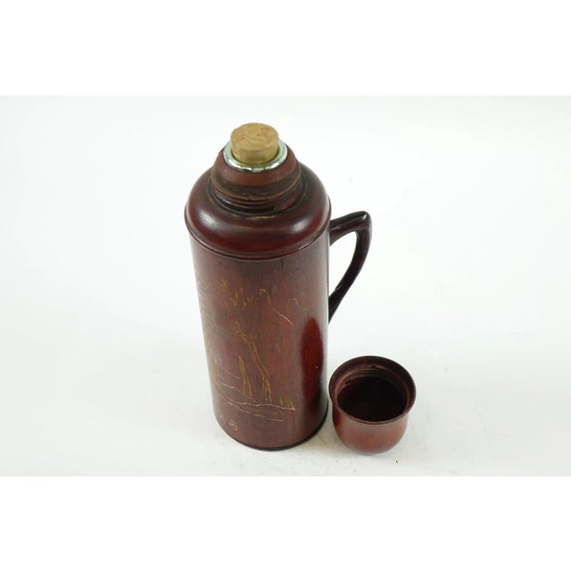 Chinese 1920s Chinese Wood Flask For Sale - Image 3 of 6