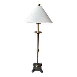 Vintage Modern Brutalist Contemporary Dimmable Buffet Lamp For Sale