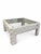 1980s 1980s Coastal White Woven Rattan Glass-Top Coffee Table For Sale - Image 5 of 7