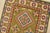 Kazak Runner 2’1” X 5’11” Green Wool Tribal Hand-Knotted Oriental Rug For Sale In Philadelphia - Image 6 of 10