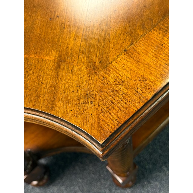 Brown Thomasville Barley Twist Walnut Coffee Table For Sale - Image 8 of 12