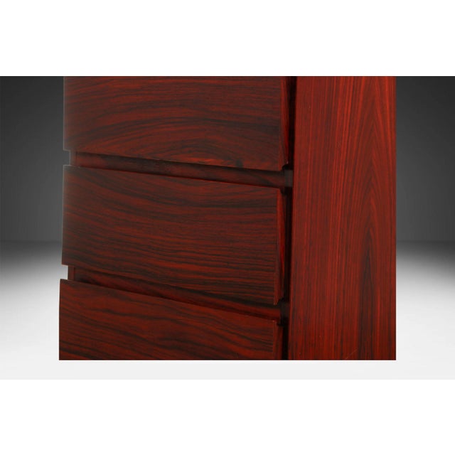 Mid Century Rosewood Lingerie Drawer Chest Dresser Arne Wahl Iversen for Vinde For Sale In Baltimore - Image 6 of 11