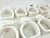 White 1970s White Ceramic Seashell Napkin Rings Coastal Table Decor - Set of 10 For Sale - Image 8 of 8