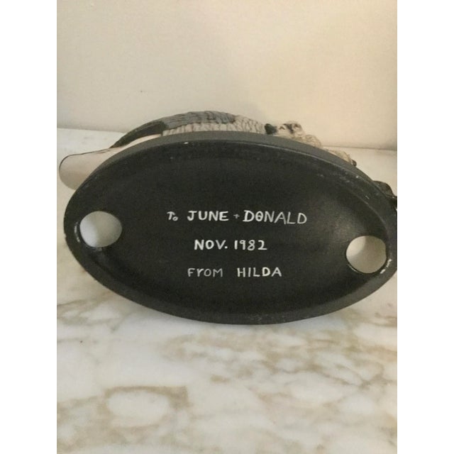 Vintage 1980s Porcelain Ducks - Set of 2 For Sale - Image 9 of 10