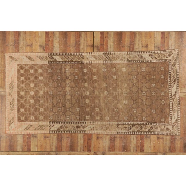 Vintage Earthy Turkish Kars Rug - 05'06 X 11'06 For Sale - Image 10 of 10