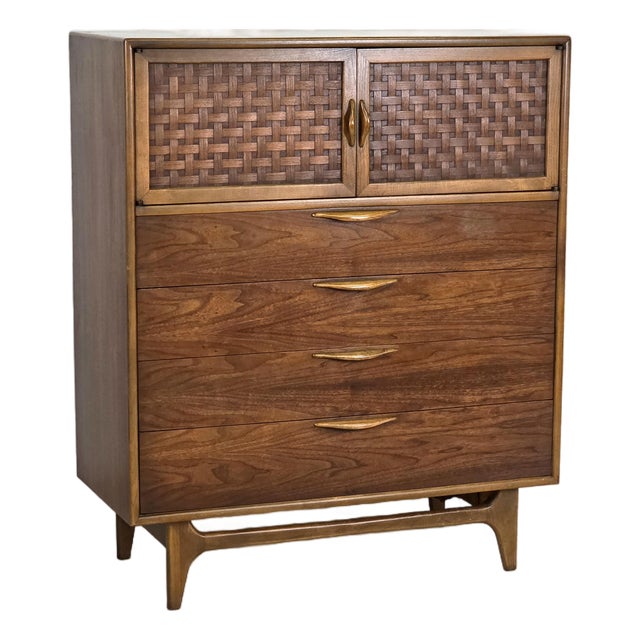 Mid 20th Century Lane Perception MCM Gentlemans Chest For Sale