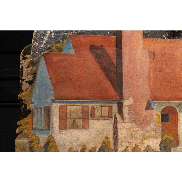 Wood Mid-20th Century Dimensional Mechanical Real Estate Advertising Display For Sale - Image 7 of 8