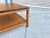 Brown 1960s Mid-Century Walnut Coffee Table With Four Drawers & Cane Shelf For Sale - Image 8 of 10