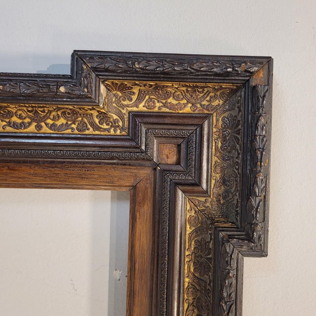 Frame in Carved Wood, Spain, 1890s For Sale - Image 15 of 18