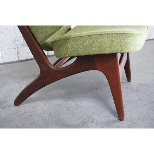 Blue Vintage Easy Chairs by Carl Edward Matthes, Set of 2 For Sale - Image 8 of 18