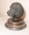Ceramic Vintage Handmade Figural Solid Sculpted Pottery Dog Head Sculpture Statue Figure For Sale - Image 7 of 12