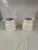 Pair Antique English Ironstone Dairy Banded Pitchers For Sale - Image 4 of 9