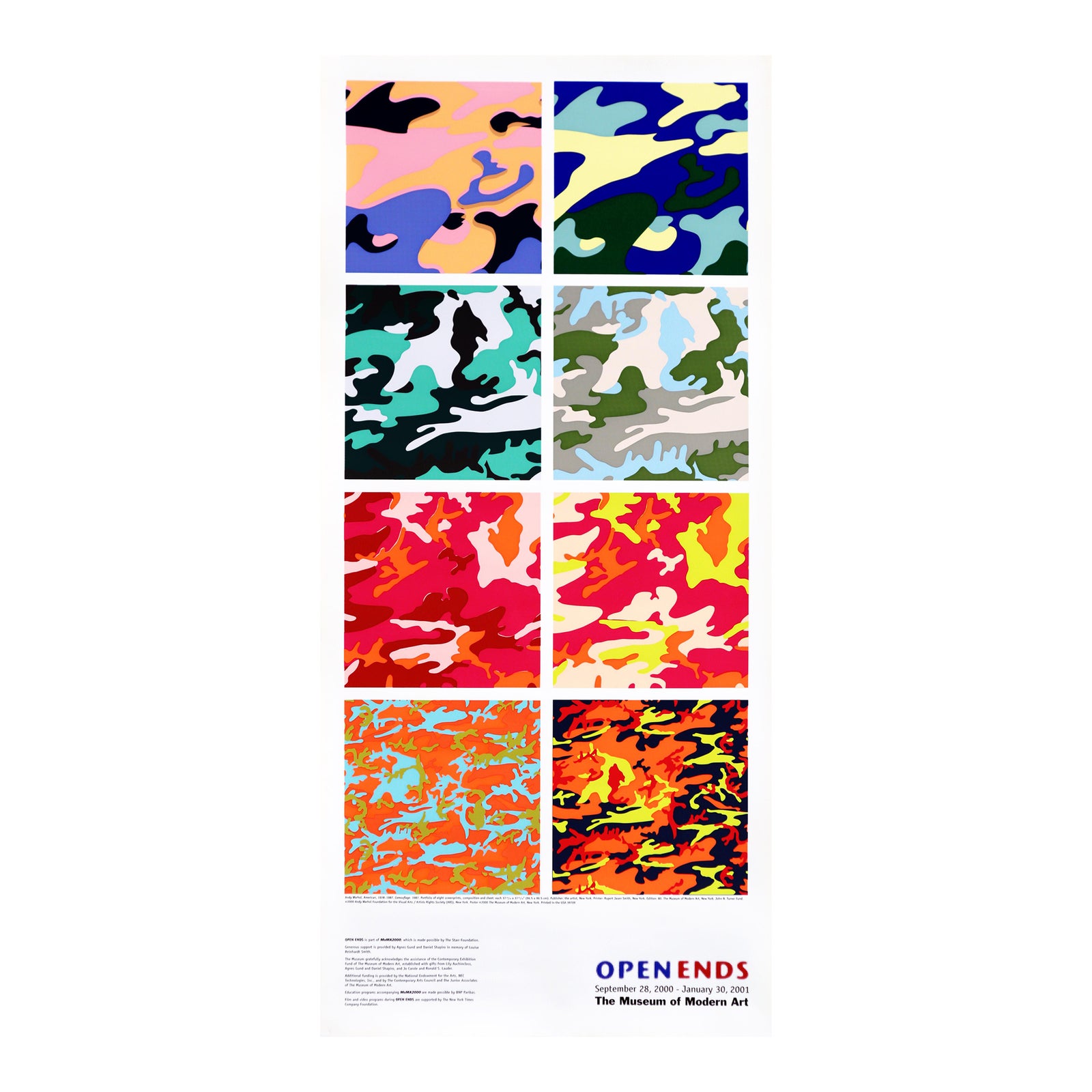 2001/02 Andy Warhol : Exhibition Poster