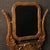 Wood Art Nouveau French Cheval Mirror in Beech Wood, 1960s For Sale - Image 7 of 13
