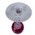 Vintage Nachtmann Cranberry Cut-to-Clear Crystal Wine Glasses, Set of 5 For Sale In Los Angeles - Image 6 of 9