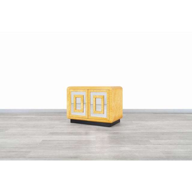 1970s Vintage Burl Wood Nightstands by Romweber Furniture Co. For Sale - Image 9 of 13