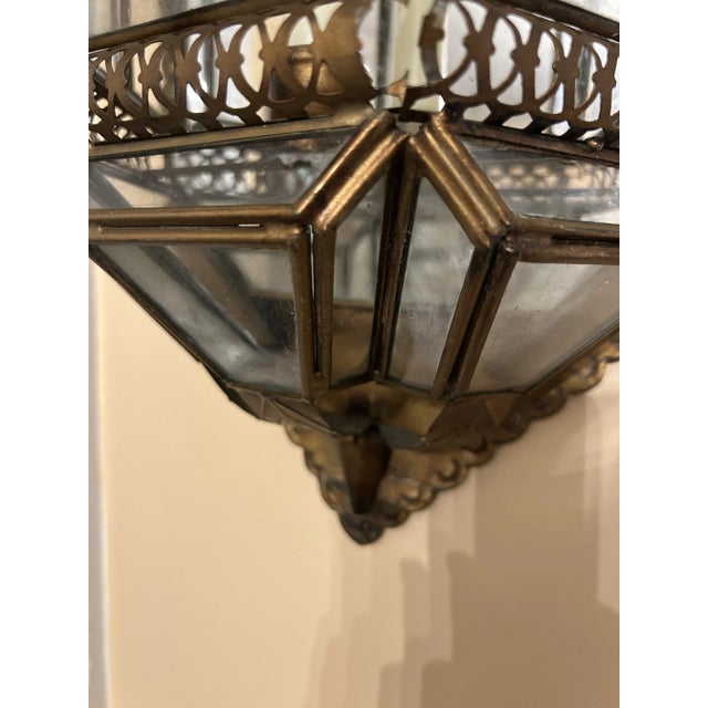 Early 20th Century Vintage Metal and Mirrored Wall Candle Sconce For Sale - Image 5 of 8