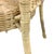 Vintage Woven Wicker & Rattan Side Chair With Cushion For Sale - Image 16 of 18