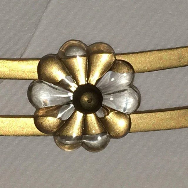 Bronze Louis XVI Style Harp Back Bronze Wall Sconce - Set of 6 For Sale - Image 8 of 10