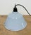 French Industrial Grey Enamel Factory Pendant Lamp, 1960s For Sale - Image 10 of 14
