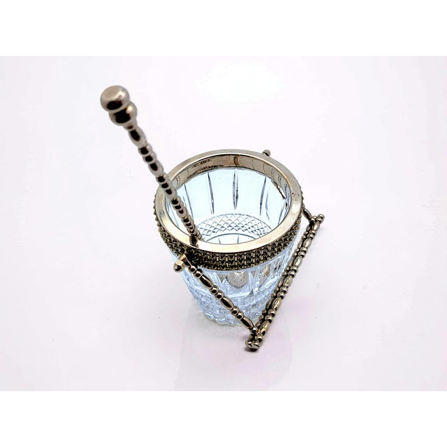 Mid-Century Modern Baccarat Cut Crystal Ice Bucket, 1950s For Sale - Image 3 of 8