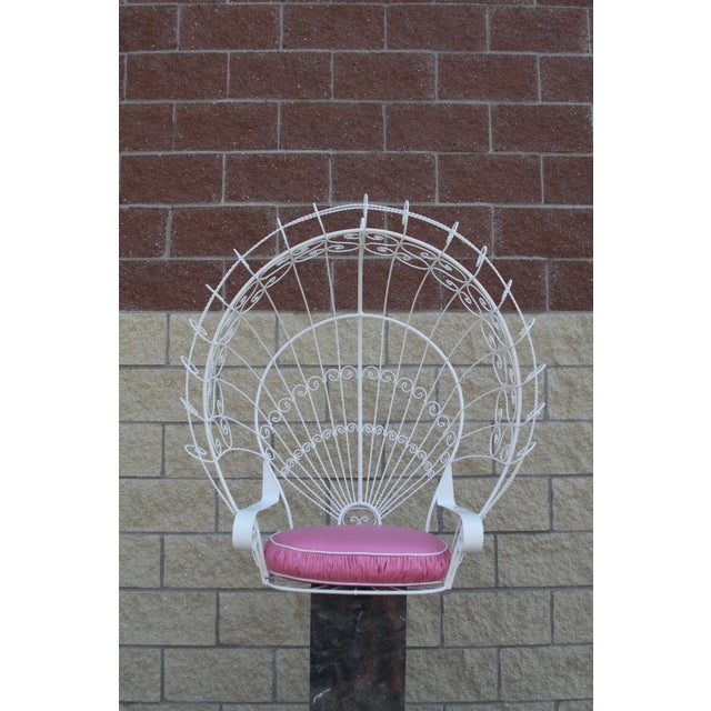 Vintage Metal Hanging Peacock Chair Chairish