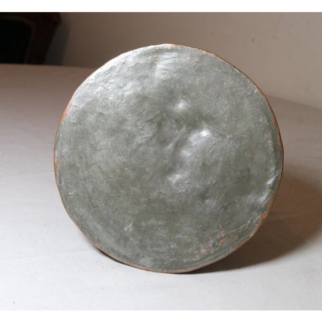 Antique 1800's Hand Made Tooled Copper Middle Eastern Lidded Tobacco Jar Box Pot For Sale - Image 11 of 11