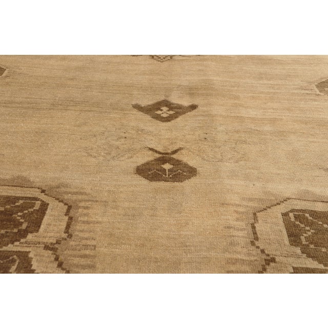 Late 20th Century Vintage Turkish Oushak Rug, 05'01 X 12'09 For Sale - Image 5 of 10