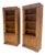 Pair of Super Fine Federal Style Frutiwood Bokcases by Bloomingdale's Italy MINT For Sale