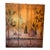 Three Paneled Painted Screen by Artist Kevin Paulsen, Boston Baked Beans Delivered For Sale