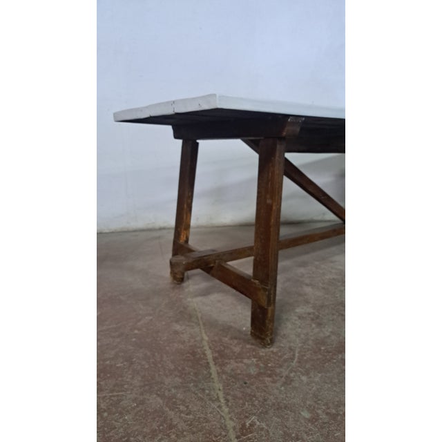 Rustic Console Table, 1980s For Sale - Image 4 of 8