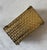 Vintage Stylebuilt Brass Basket Weave Tissue Box or Towel Holder For Sale - Image 9 of 9