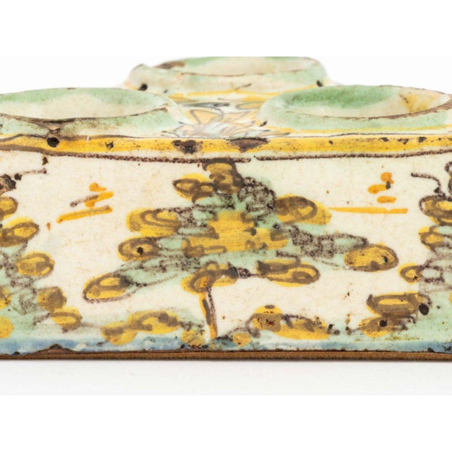 Spanish Spanish Ceramic Spice Container, 18th C. For Sale - Image 3 of 9