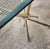 Hollywood Regency Beautiful Vintage Hollywood Regency Kitchen Table Brass Knot Base For Sale - Image 3 of 7