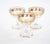Val Saint Lambert Set of 12 Gilt Gold-Decorated Champagne Coupe Glass Service For Sale - Image 9 of 13