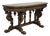 Antique Italian Renaissance Figural Carved Griffin Oak Flip Top Library Table For Sale