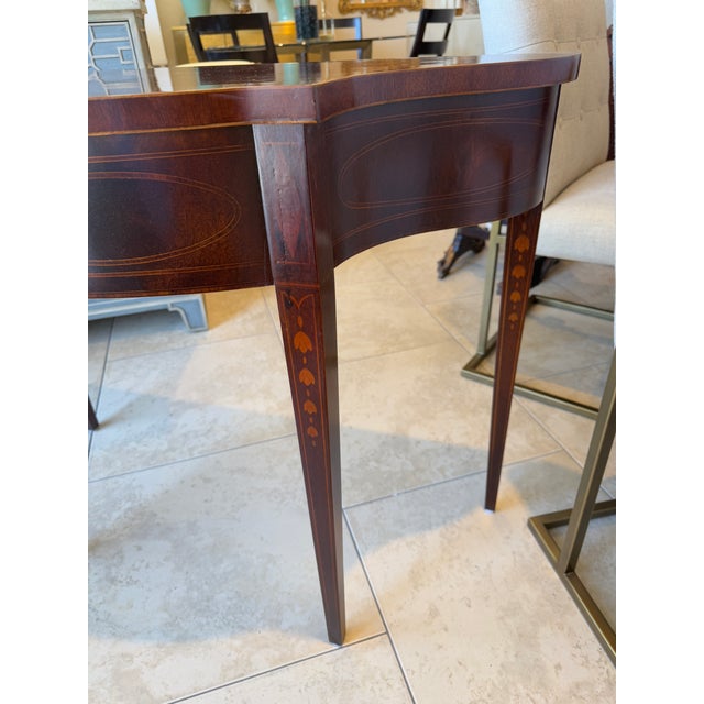 Baker Furniture Historic Charleston Mahogany Console Table For Sale - Image 11 of 15