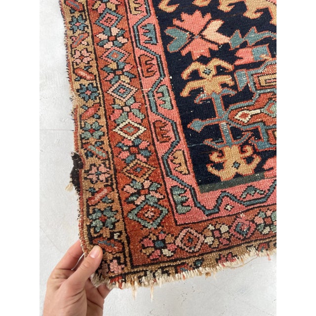 Textile Geometric Floral & Vines Medallions Rug - 3.3 X 4.4 For Sale - Image 7 of 12