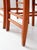 Vintage 1950s Wooden Folding Chairs With Green Upholstered Seats Pair For Sale - Image 10 of 13