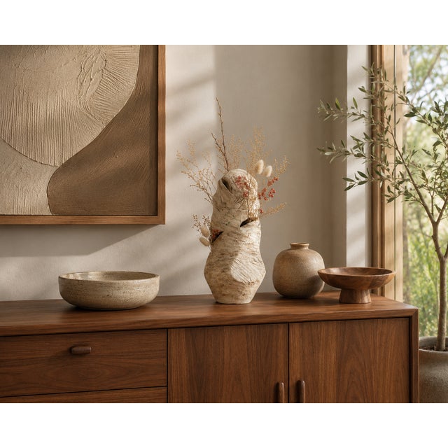 Signed Sculptural Studio Ceramic Pottery Vessel, Dated 2008 For Sale - Image 4 of 10