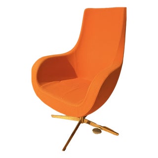 Swivel Lounge Chair, 1970s For Sale