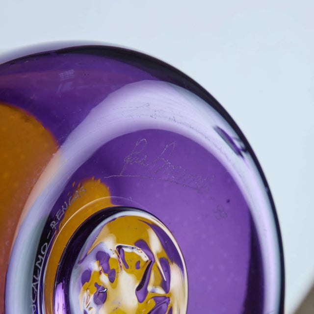 "Punaista Ja Makeaa" Incalmo Glass Vase For Sale - Image 4 of 12