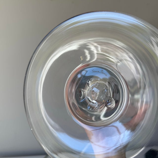 Simon Pearce Blown Glass Table Lamp For Sale - Image 10 of 11