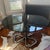 Mid-Century Modern Vintage Chrome and Glass Dining Table Attributed to Giotto Stoppino For Sale - Image 3 of 9