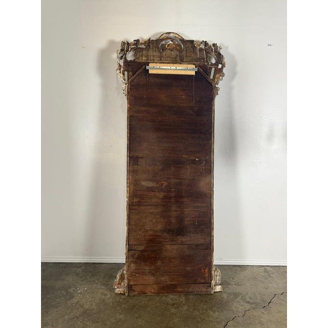 Pair of Monumental Italian Baroque Giltwood Mirrors-18th Century For Sale - Image 16 of 16