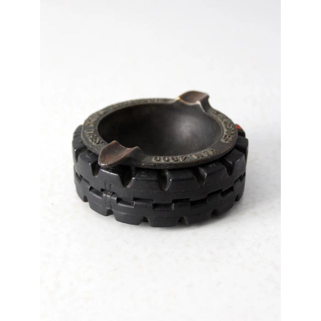 Antique Firestone Tires Advertising Ashtray For Sale - Image 4 of 9