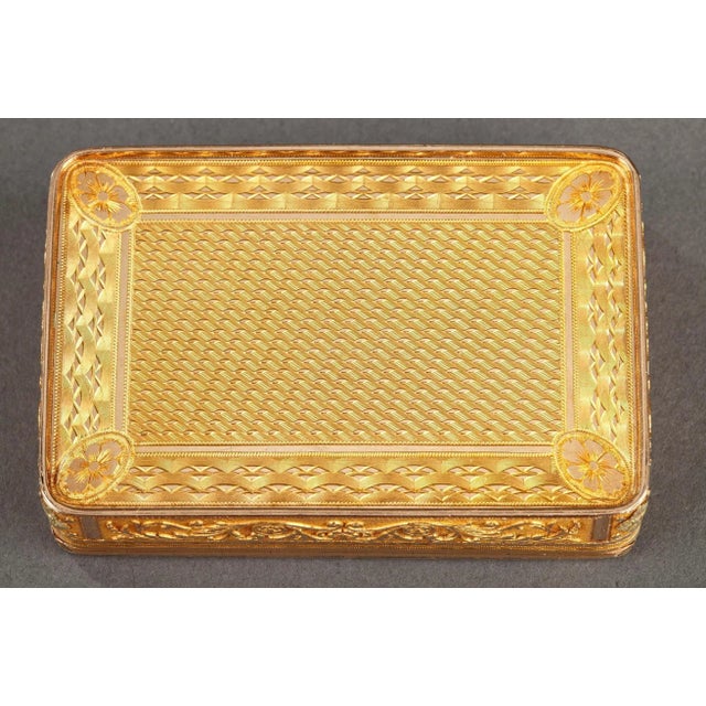 Gold Early 19th Century Gold Box For Sale - Image 8 of 13