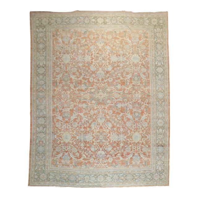 Antique Zabihi Collection Persian Mahal Rug - 10'6" x 14' For Sale