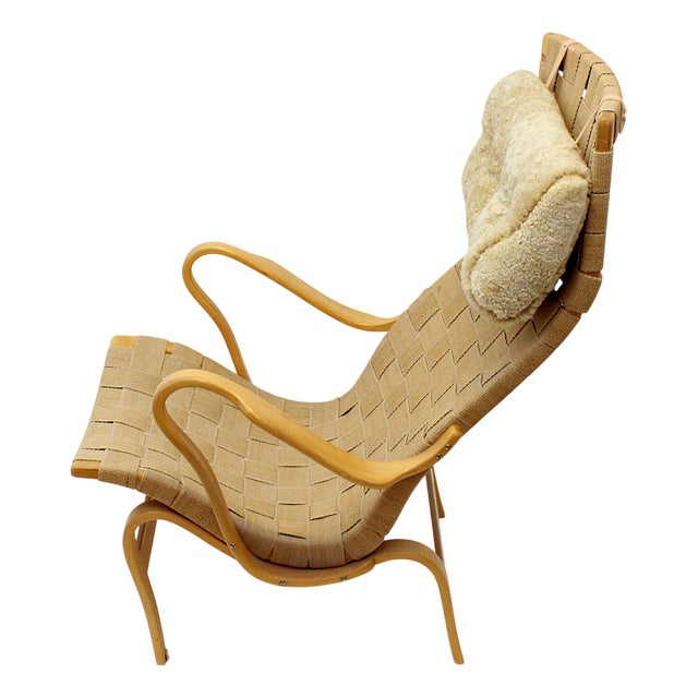 Lounge Chair by Bruno Mathsson for Firma Karl Mathsson, 1940s For Sale